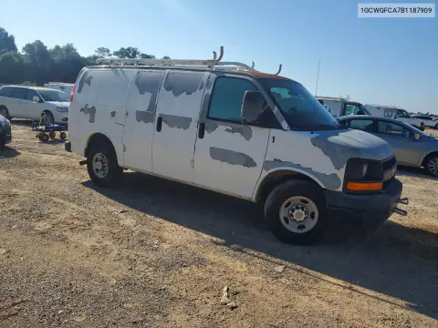 2011 Chevrolet Express G2500 VIN 1GCWGFCA7B1187909 фото 4