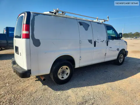 2011 Chevrolet Express G2500 VIN 1GCWGFCA0B1187640 фото 3