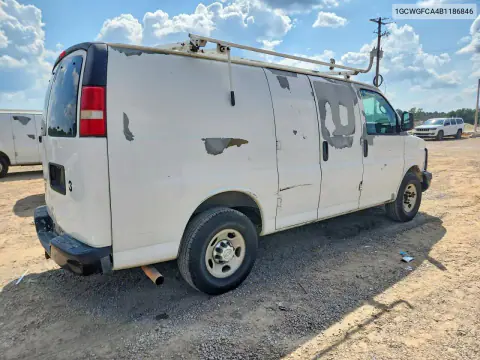 2011 Chevrolet Express G2500 VIN 1GCWGFCA4B1186846 фото 3