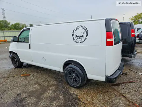 2014 Chevrolet Express G1500 VIN 1GCSGAFX9E1102803 фото 2