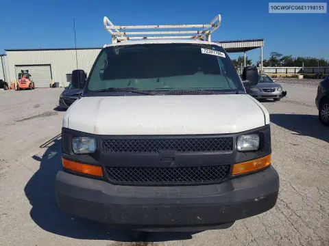 2014 Chevrolet Express G2500 VIN 1GCWGFCG6E1198151 фото 5