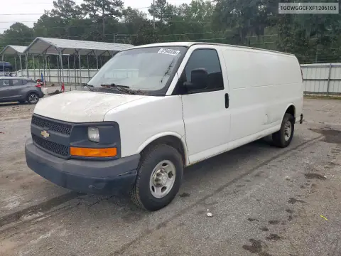 2015 Chevrolet Express G2500 VIN 1GCWGGCFXF1206105 фото 1