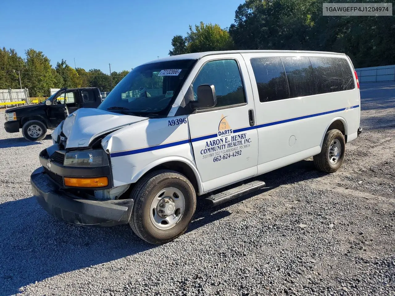 2018 Chevrolet Express G2500 Ls VIN 1GAWGEFP4J1204974 фото 1