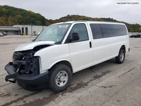 1GAZGNF74S1222454 — 2025 Chevrolet Express, Передняя часть, фото до ремонта