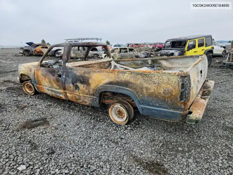 1994 Chevrolet Gmt-400 K2500 VIN 1GCGK24KXRE184850 фото 2