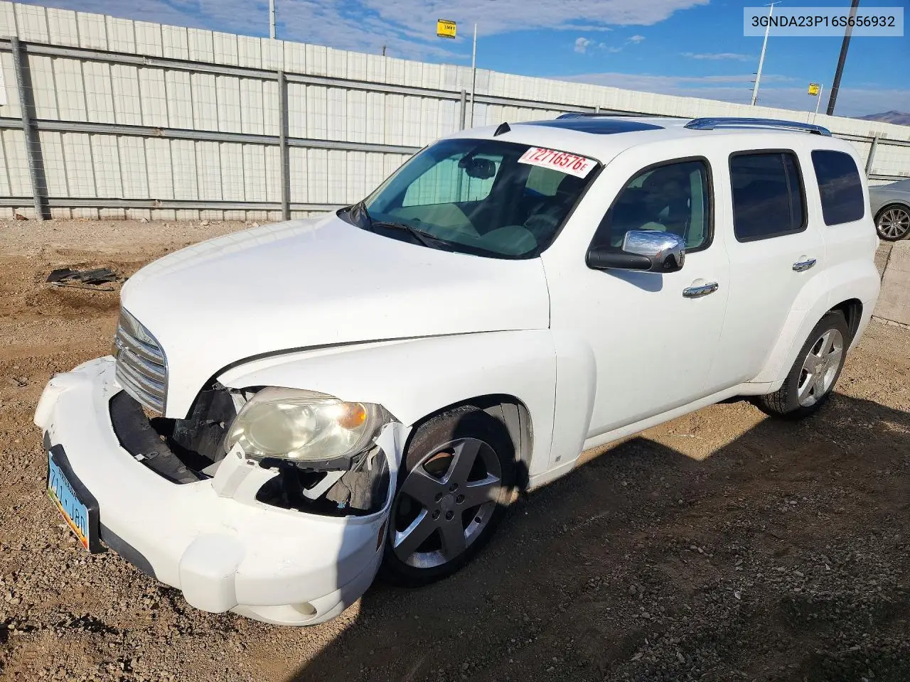 2006 Chevrolet Hhr Lt VIN 3GNDA23P16S656932 фото 1