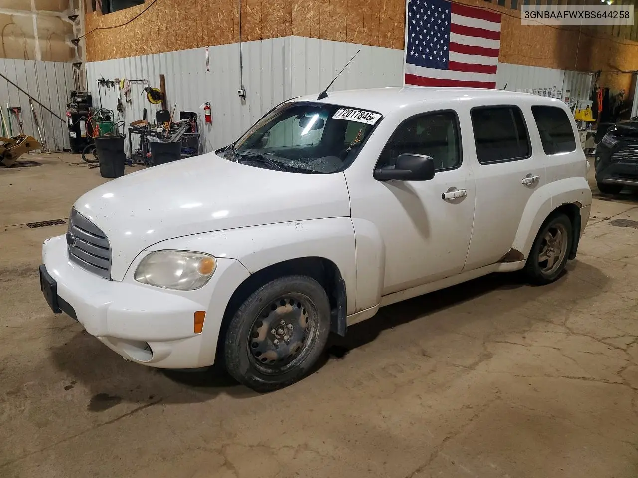 2011 Chevrolet Hhr VIN 3GNBAAFWXBS644258 фото 1