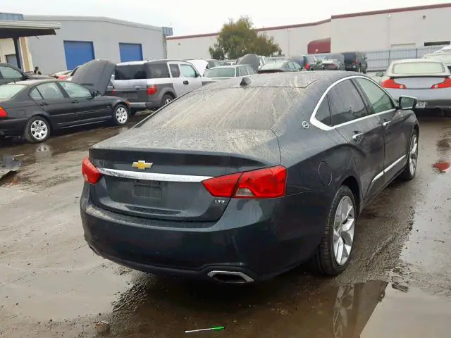 1G1155S33EU130776 — 2014 Chevrolet Impala LTZ, фото 4 с аукциона Copart 12.02.2019, Вандализм