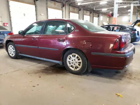 2000 Chevrolet Impala VIN 2G1WF52E3Y9332670 фото 2