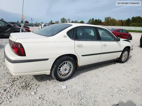 2001 Chevrolet Impala VIN 2G1WF55K719286283 фото 3