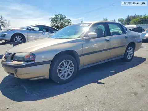 2G1WF52E549342529 — 2004 Chevrolet Impala, Передняя часть, фото до ремонта