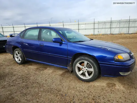 2005 Chevrolet Impala Ls VIN 2G1WH52K759259377 фото 4