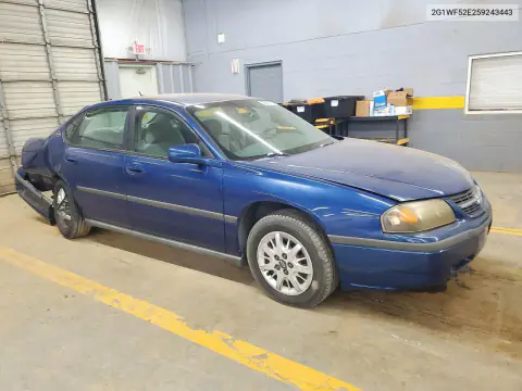 2005 Chevrolet Impala VIN 2G1WF52E259243443 фото 4