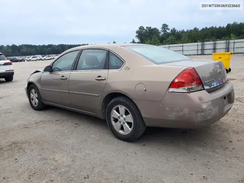 2006 Chevrolet Impala Lt VIN 2G1WT55K069323660 фото 2