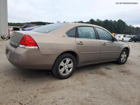 2006 Chevrolet Impala Lt VIN 2G1WT55K069323660 фото 3