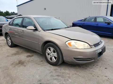 2006 Chevrolet Impala Lt VIN 2G1WT55K069323660 фото 4