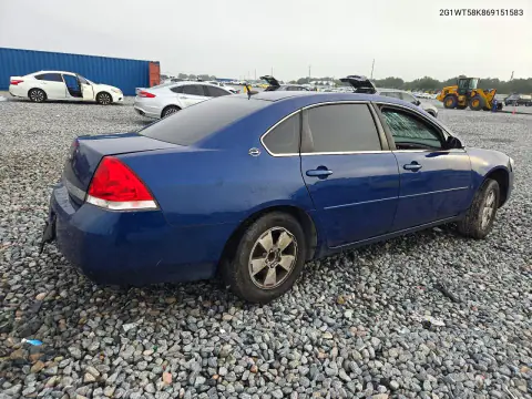 2006 Chevrolet Impala Lt VIN 2G1WT58K869151583 фото 3