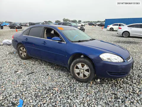 2006 Chevrolet Impala Lt VIN 2G1WT58K869151583 фото 4
