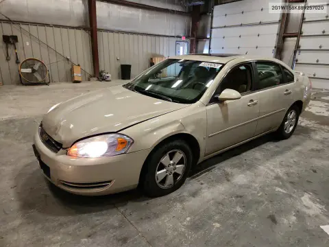 2G1WT58K889257020 — 2008 Chevrolet Impala, Передняя часть, фото до ремонта