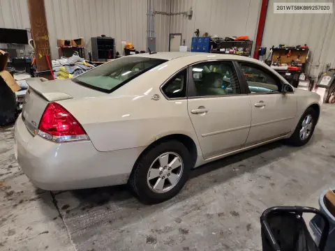 2008 Chevrolet Impala Lt VIN 2G1WT58K889257020 фото 3