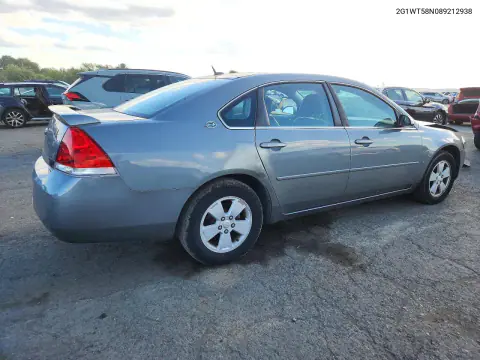 2008 Chevrolet Impala Lt VIN 2G1WT58N089212938 фото 3