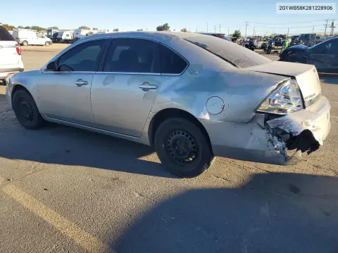2008 Chevrolet Impala Ls VIN 2G1WB58K281228906 фото 2