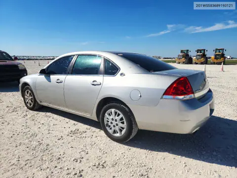 2008 Chevrolet Impala Police VIN 2G1WS583689193121 фото 2
