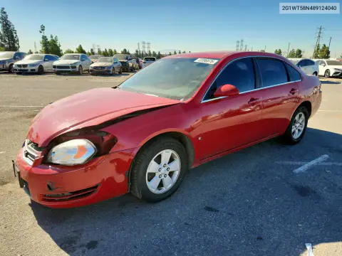 2G1WT58N489124040 — 2008 Chevrolet Impala, Передняя часть, фото до ремонта