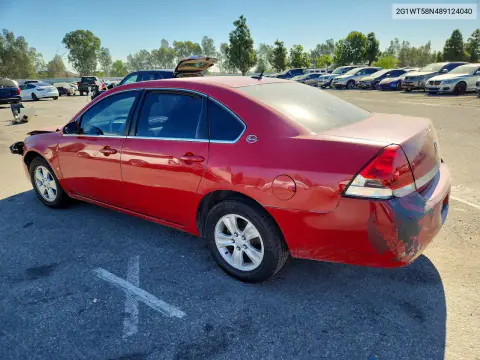 2008 Chevrolet Impala Lt VIN 2G1WT58N489124040 фото 2