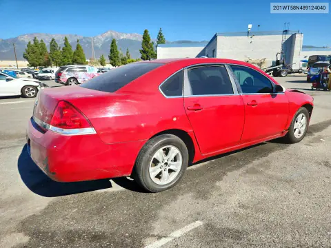 2008 Chevrolet Impala Lt VIN 2G1WT58N489124040 фото 3