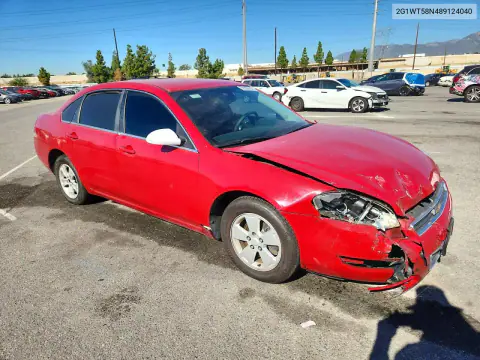 2008 Chevrolet Impala Lt VIN 2G1WT58N489124040 фото 4