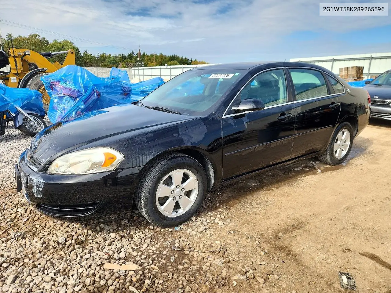 2008 Chevrolet Impala Lt VIN 2G1WT58K289265596 фото 1