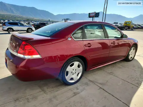 2008 Chevrolet Impala 50Th Anniversary VIN 2G1WV58K981370628 фото 3