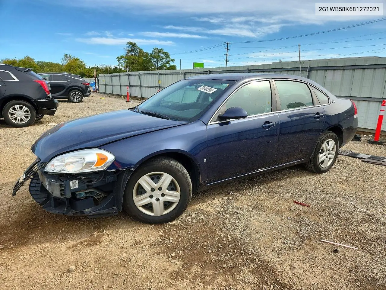 2008 Chevrolet Impala Ls VIN 2G1WB58K681272021 фото 1