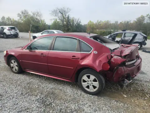 2009 Chevrolet Impala 1Lt VIN 2G1WT57K891180523 фото 2