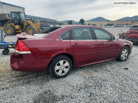 2009 Chevrolet Impala 1Lt VIN 2G1WT57K891180523 фото 3