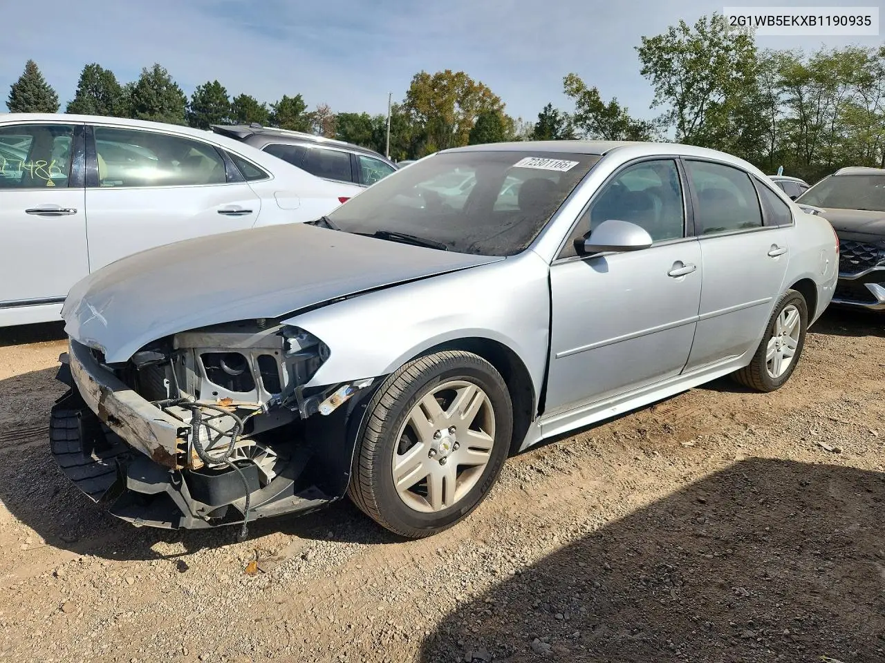 2011 Chevrolet Impala Lt VIN 2G1WB5EKXB1190935 фото 1