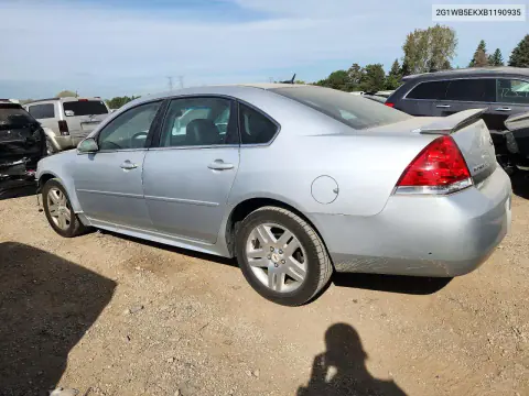 2011 Chevrolet Impala Lt VIN 2G1WB5EKXB1190935 фото 2