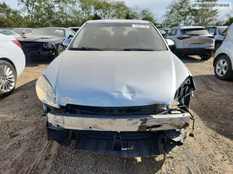 2011 Chevrolet Impala Lt VIN 2G1WB5EKXB1190935 фото 5