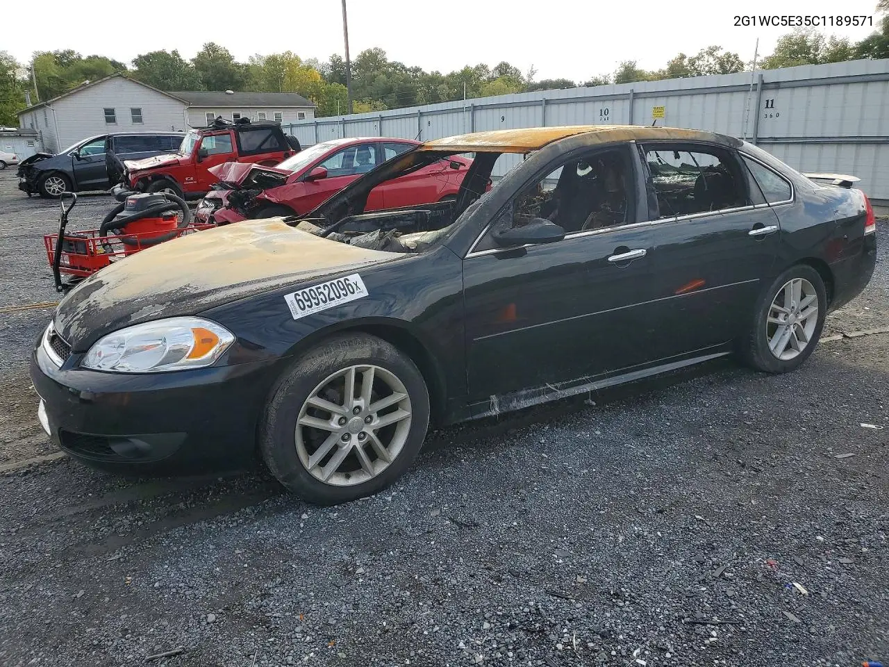 2012 Chevrolet Impala Ltz VIN 2G1WC5E35C1189571 фото 1