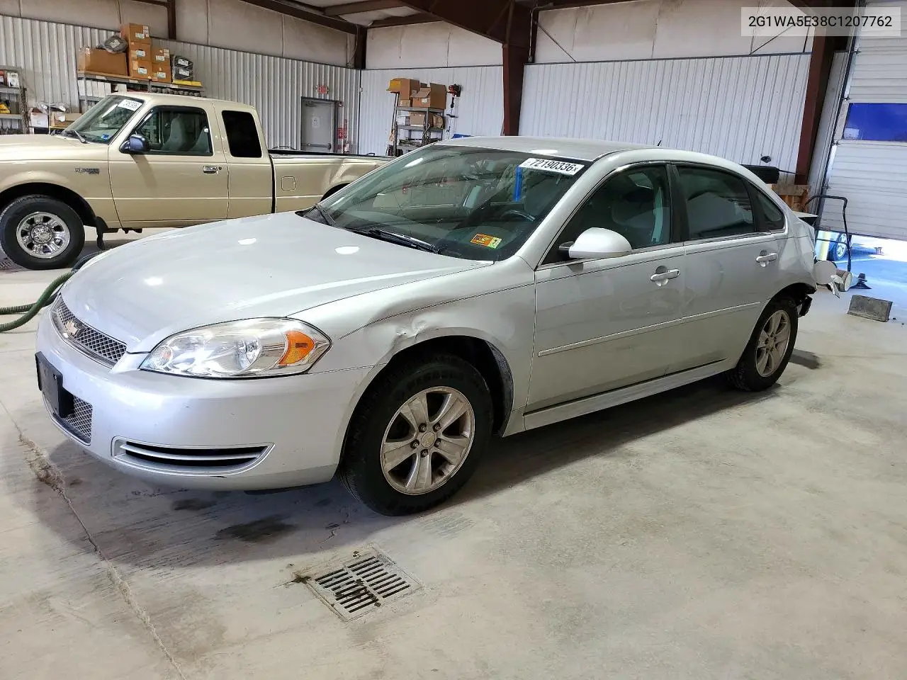 2012 Chevrolet Impala Ls VIN 2G1WA5E38C1207762 фото 1