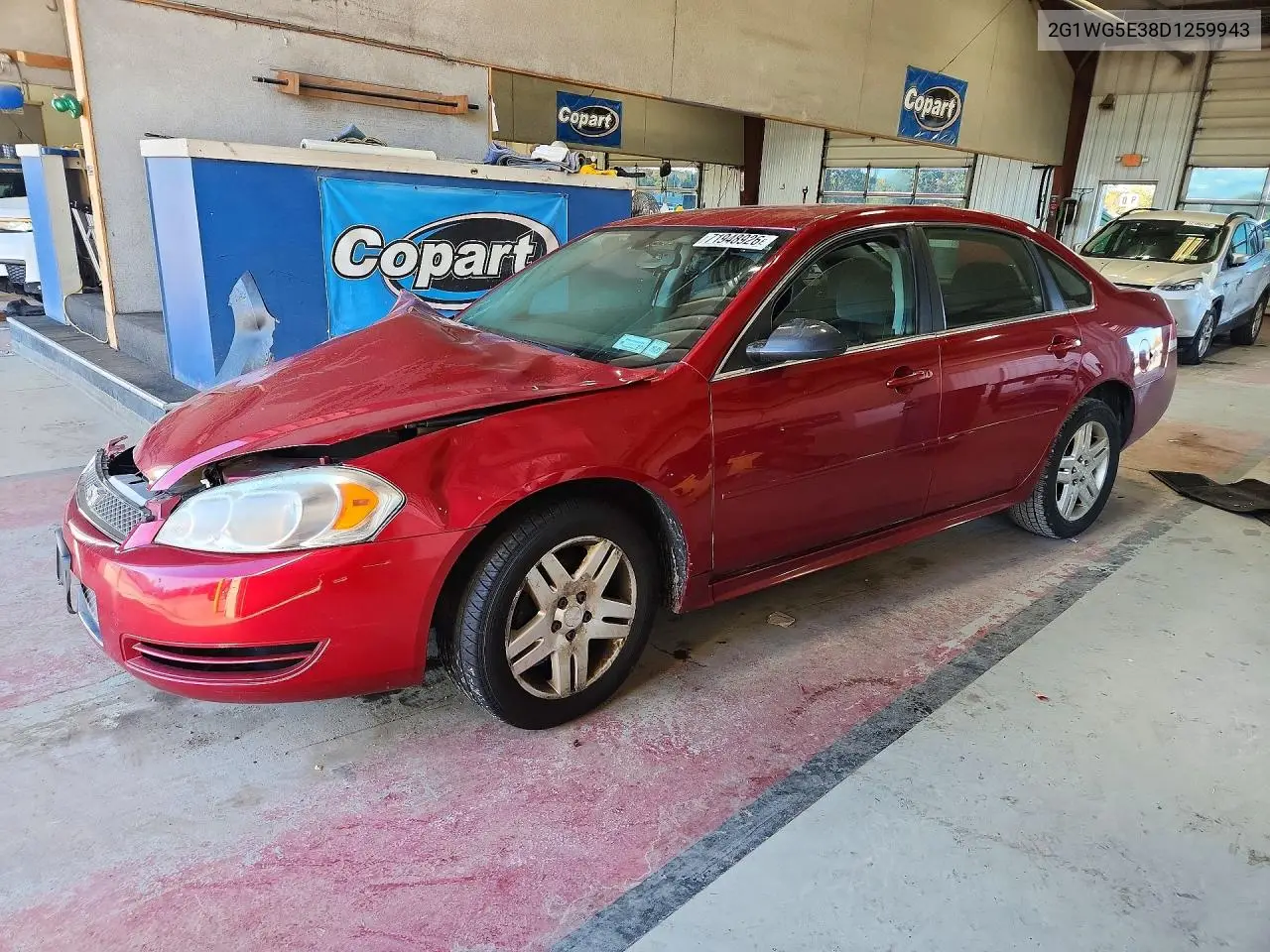 2013 Chevrolet Impala Lt VIN 2G1WG5E38D1259943 фото 1