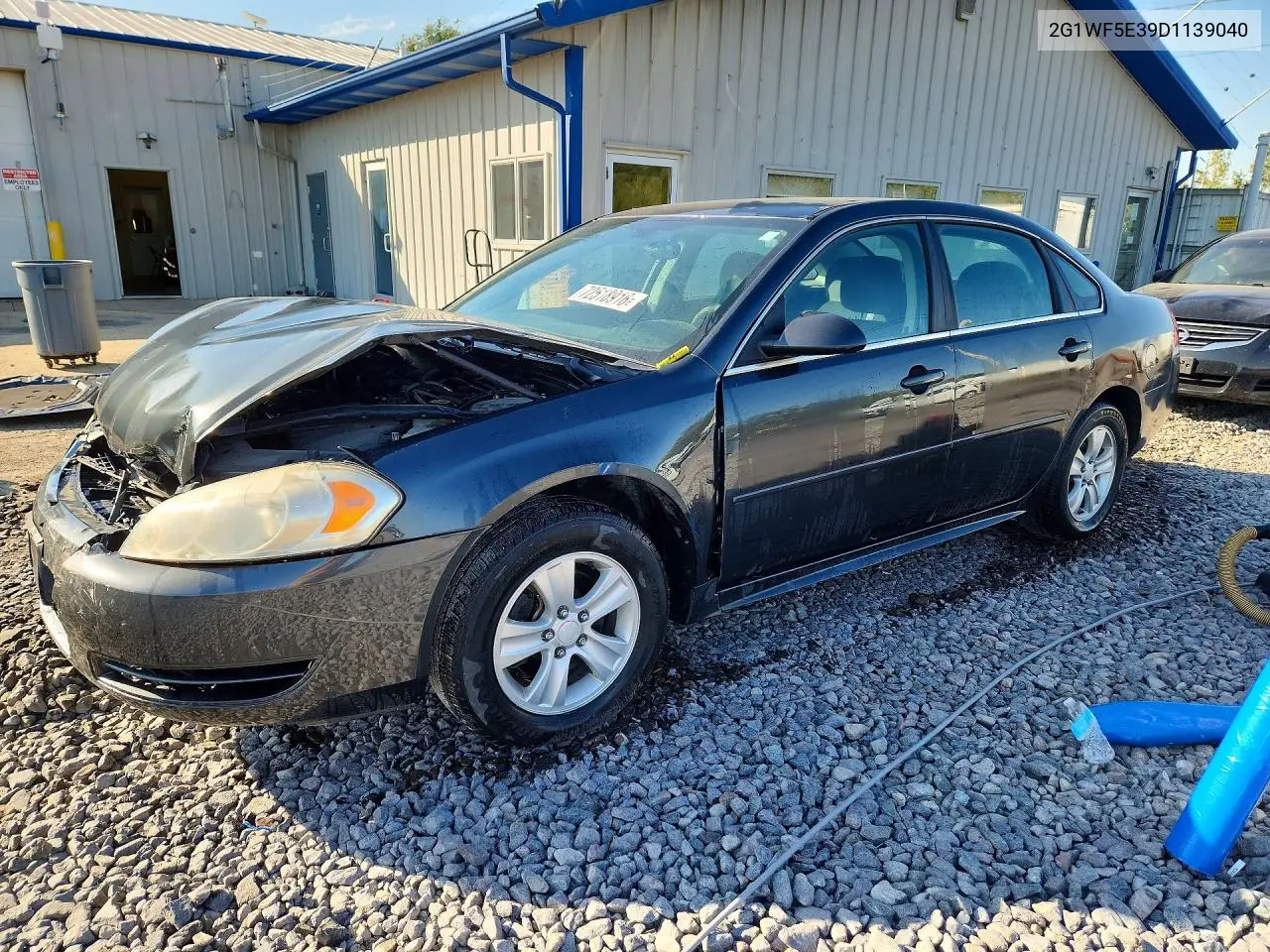 2013 Chevrolet Impala Ls VIN 2G1WF5E39D1139040 фото 1