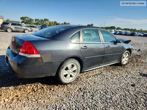 2013 Chevrolet Impala Ls VIN 2G1WF5E39D1139040 фото 3