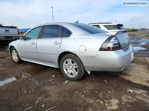 2013 Chevrolet Impala Lt VIN 2G1WG5E3XD1243226 фото 2