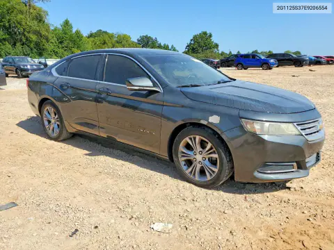 2014 Chevrolet Impala Lt VIN 2G1125S37E9206554 фото 4