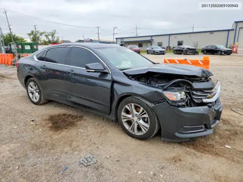 2014 Chevrolet Impala Lt VIN 2G1125S33E9100943 фото 4