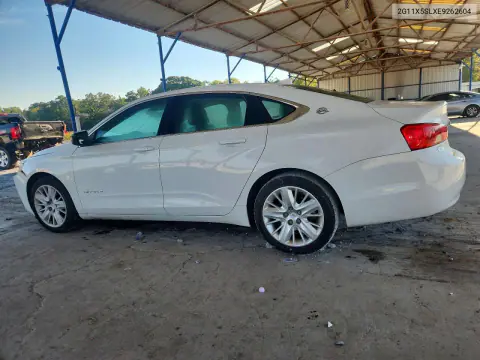 2014 Chevrolet Impala Ls VIN 2G11X5SLXE9262604 фото 2