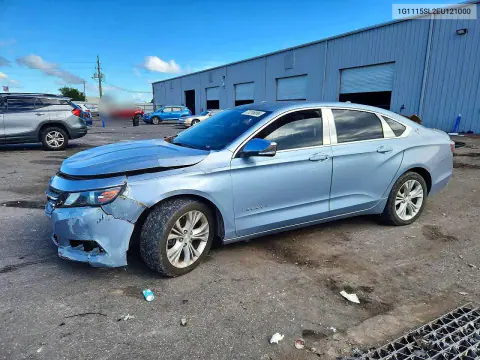 2014 Chevrolet Impala Lt VIN 1G1115SL2EU121000 фото 1