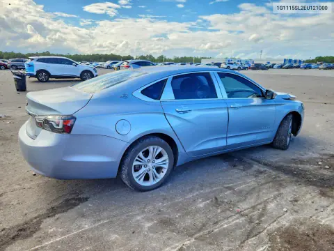 2014 Chevrolet Impala Lt VIN 1G1115SL2EU121000 фото 3